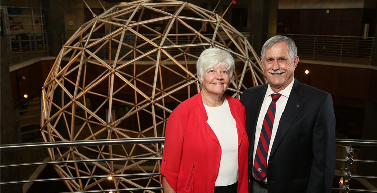 Ardent supporters of education and engineering, Drs. John and Sally Steadman hop their $3.8 million gift to South's College of Education helps generations of future engineering students pursue their dreams.