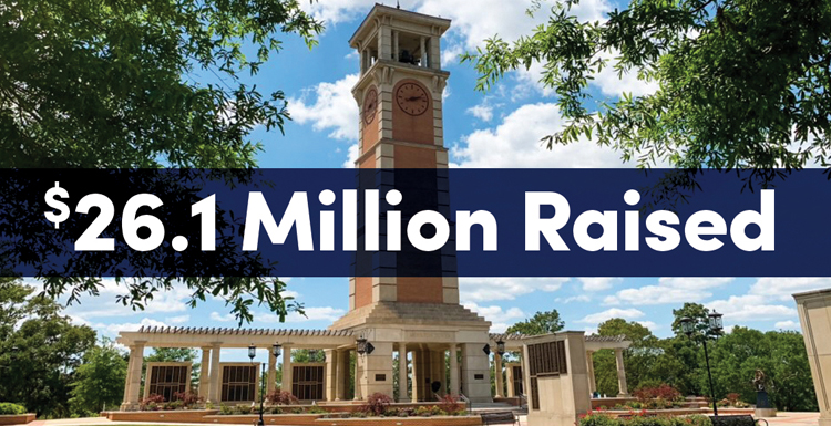 South and USA Health raised $26,147,447 for the fiscal year ending September 30, 2021, the largest total in its 58-year history. This record comes on the heels of the nearly $161 million raised during the University's 5-year Upward & Onward fundraising campaign.
