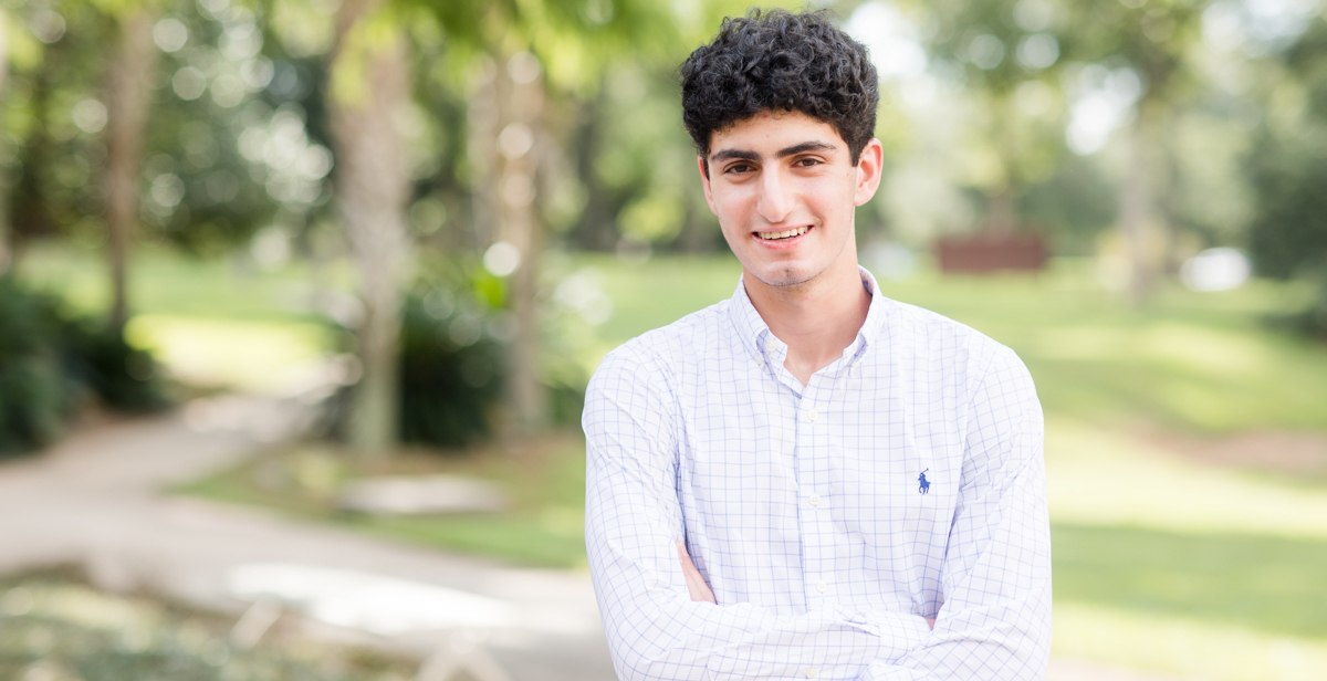 Charbel Mawad is majoring in accounting in the Mitchell College of Business. 