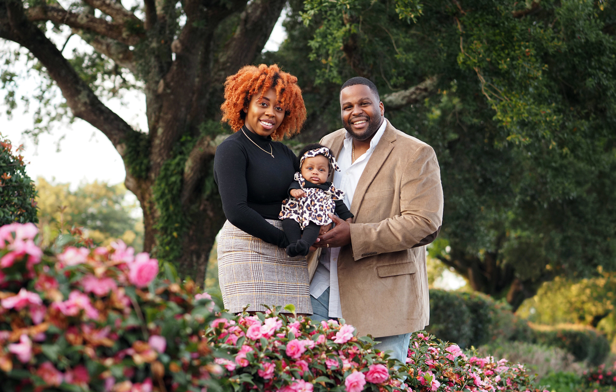 Kenneth and Diamond Johnson got married in the chapel at USA Health University Hospital during his recovery after being hit by a pickup truck. Kenneth Johnson, a University police sergeant, has since returned to work. The couple has a 3-month-old daughter, Karis.