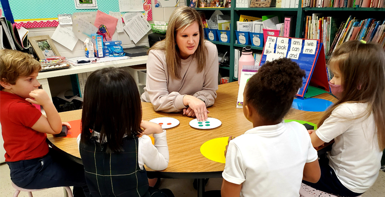 Nicole Baranov, a kindergarten teacher at Hutchens Elementary School and South alumna, received the Presidential Award for Excellence in Mathematics and Science Teaching. She is just the eleventh teacher from Mobile County to receive the honor in its 40-year history.