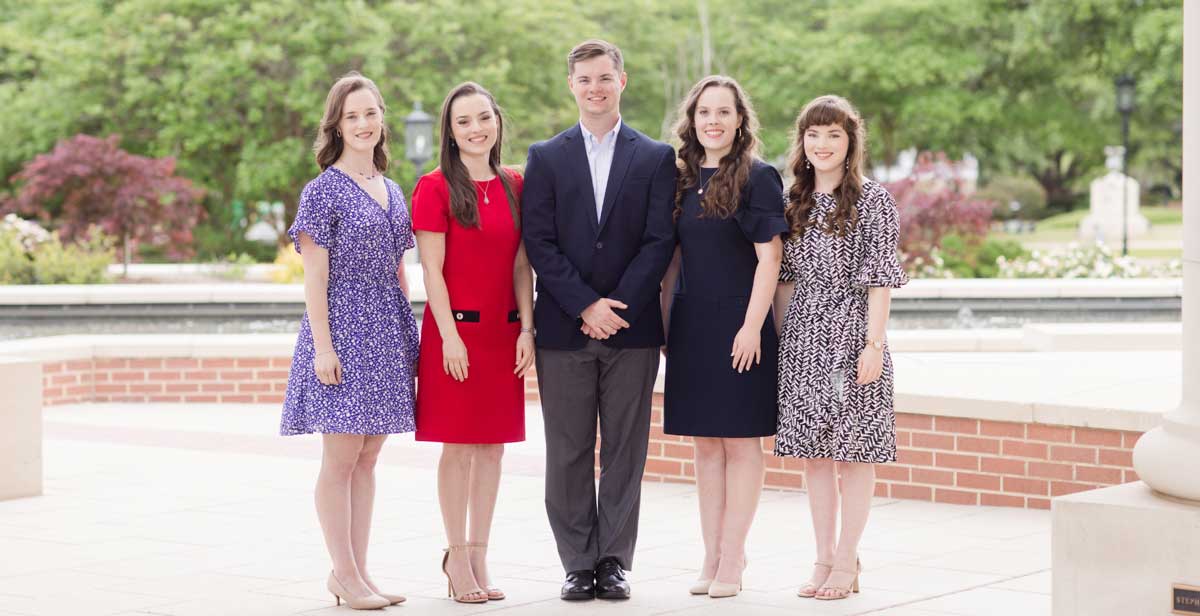 Zimlich quintuplets, from left, Hallie, Isabella, Shipley, Amelia Rose and Sophia, were offered scholarships to the University of South Alabama after they were born at USA Health Children's & Women's Hospital.  data-lightbox='featured'