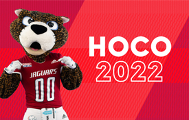 South's 2022 Homecoming festivities begin October 10 with the traditional "Junk the Jungle" and continue all week leading up to the Jags football game against Louisiana-Monroe October 15 at Hancock Whitney Stadium.