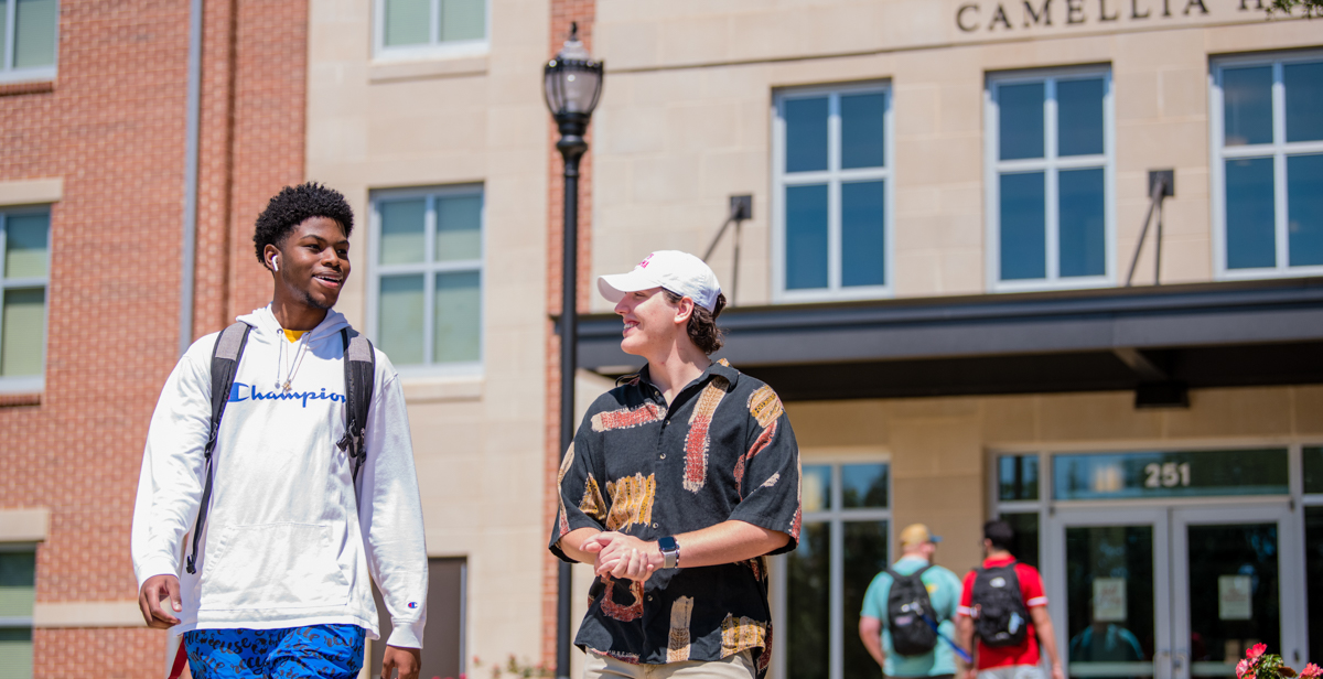 Camellia Hall and Azalea Hall are two of the most popular first-year communities at South. Each is a four-story residence built in the last several years. 