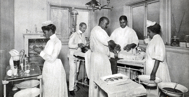 Frederick Douglass hospital circa 1895