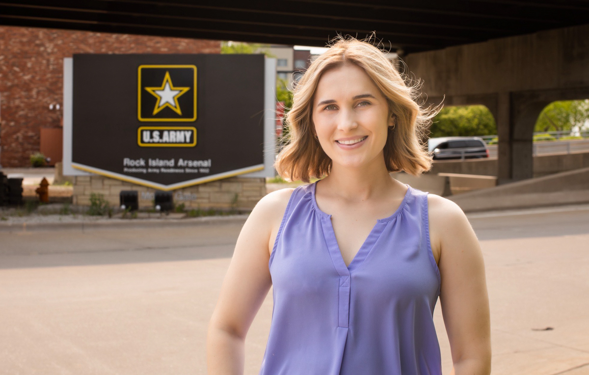 Sarah Patterson, a 2021 University of South Alabama communication graduate, has been named Army Civilian Videographer of the Year. 