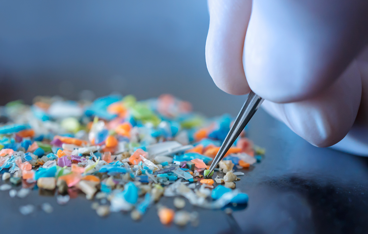 Getty Image of mircroplastics