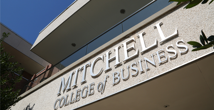 Mitchell College of Business exterior photo data-lightbox='featured'