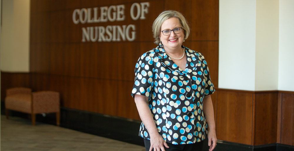 Dr. Leigh Minchew, associate dean for academic affairs in the College of Nursing, serves as the project director for a $3.4 million grant to transition licensed practical nurses and licensed vocational nurses into registered nursing careers. data-lightbox='featured'