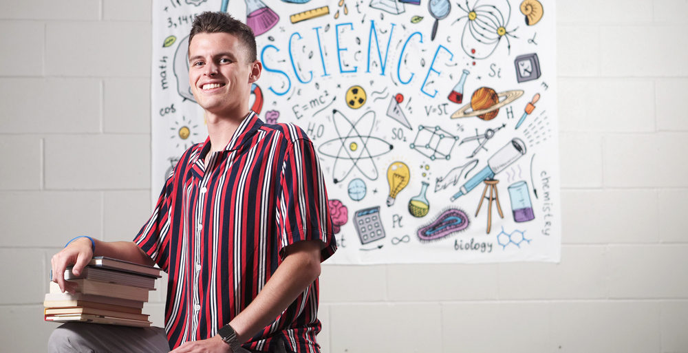 Chaz McGhee, a member of the Poarch Band of Creek Indians, earned an education degree this spring and began teaching at Daphne East Elementary School. data-lightbox='featured'