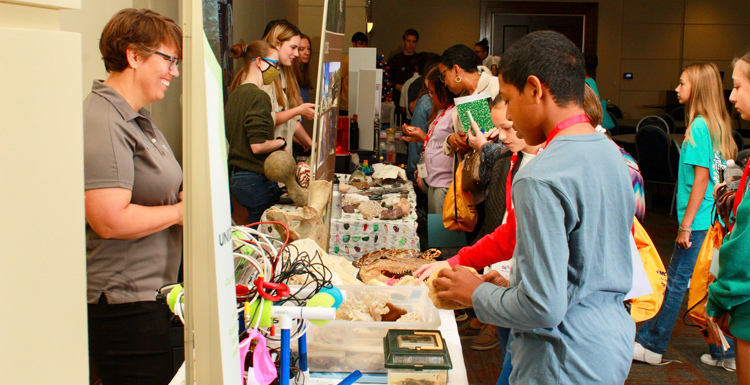 University of South Alabama hosts more than 150 middle school kids for a STEM conference