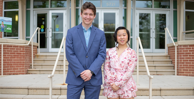 Connor Holm and Anita Nguyen