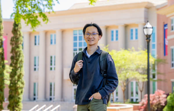 Paul Nguyen, an engineering and music student at the University of South Alabama, earned a 2024 Goldwater Scholarship based on his undergraduate research in protein biophysics.
