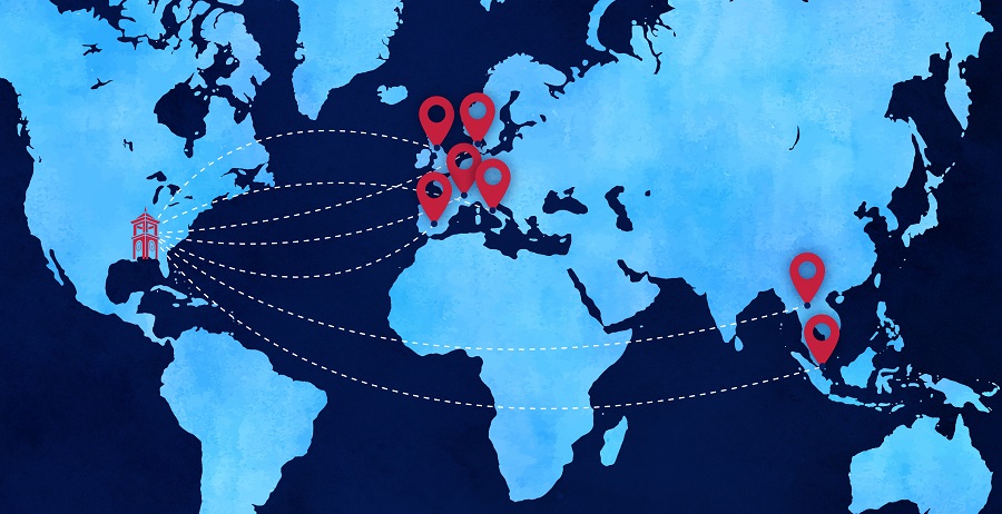 Gilman Scholar destinations