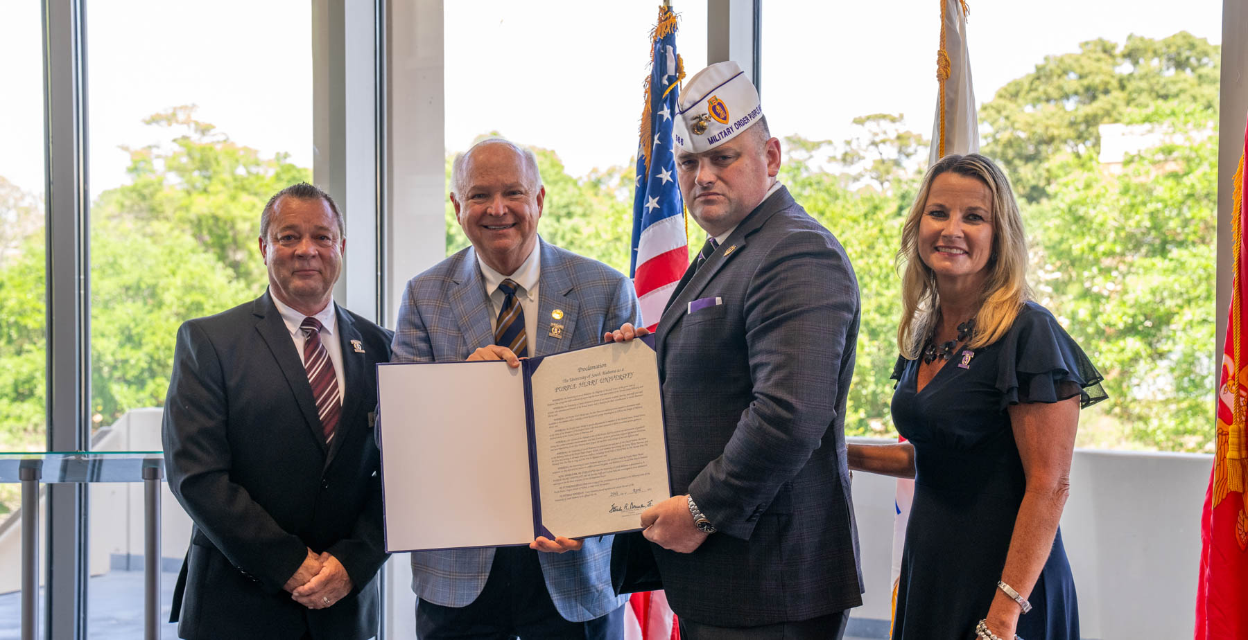 South Named Purple Heart University South Named Purple Heart University