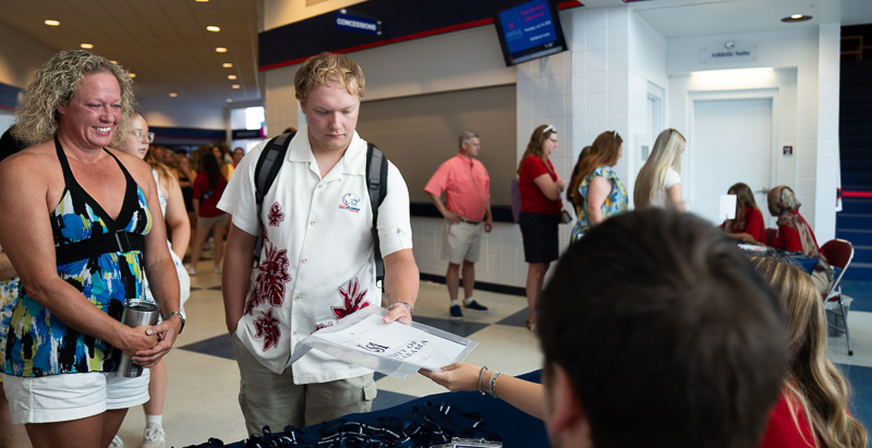 orientation check-in