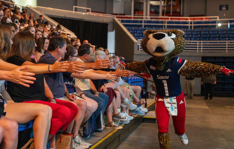 SouthPaw giving high 5s