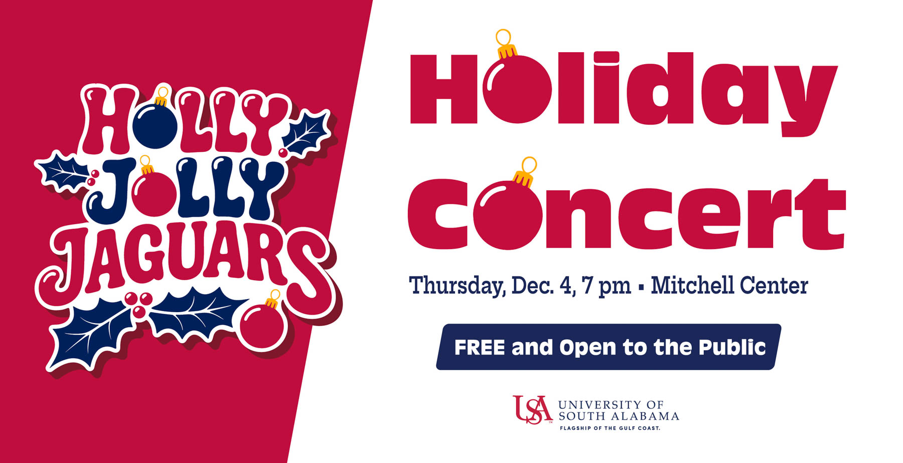 Holly Jolly Jaguars Holiday Concert Set for Dec. 4