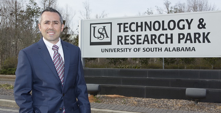 Harry Brislin, a USA alumnus, joined the University on Jan. 30 as USA Technology & Research Park?s first full-time manager. 