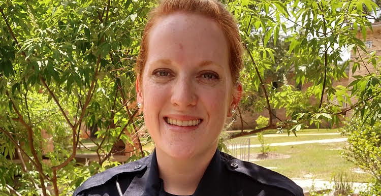 USA Police Department Officer Mallory A. Ambrose, who graduated with honors from the Alabama Advanced Criminal Justice Academy, said “I love that my job includes helping others and serving my community."