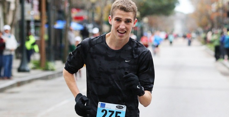 Engineering student and marathon winner Cody Parker said his favorite place to run on campus is on the Glenn Sebastian Nature Trail. Photo courtesy of Alabama Media Group. 