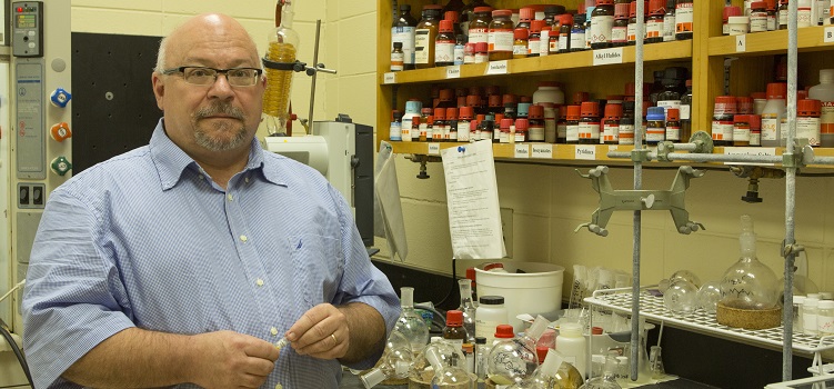 Dr. James Davis, professor of chemistry, has discovered a naturally occurring ionic liquid, a category of liquid salt that has been synthetically engineered for industrial purposes.