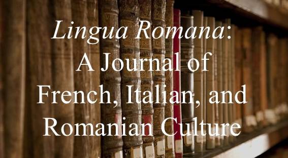 Journal cover for Lingua Romana