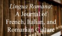 Journal cover for Lingua Romana