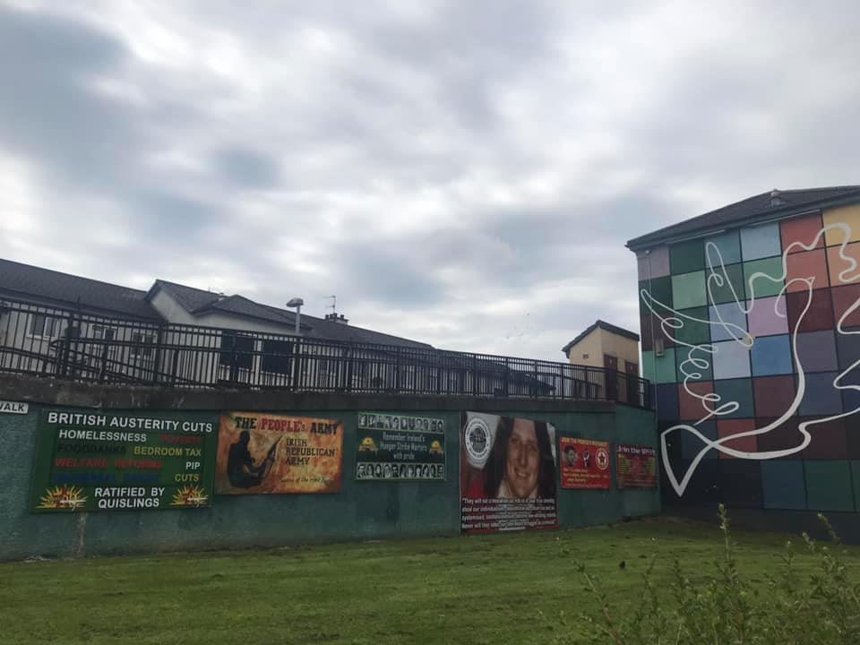 Colorful building in Derry