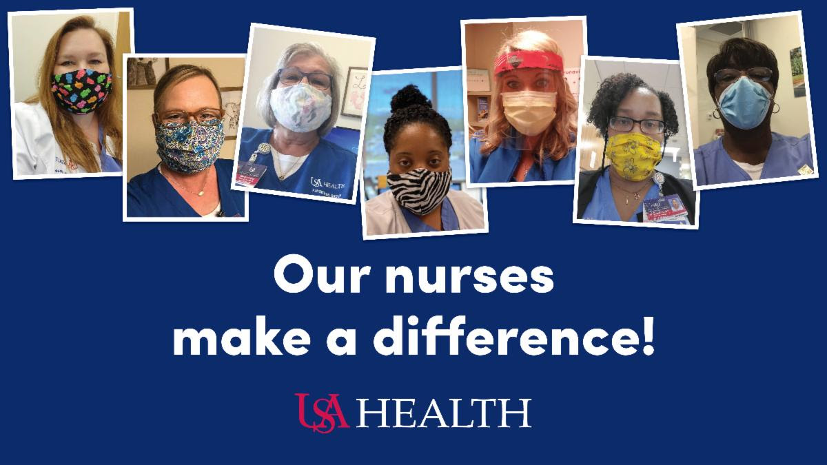 'I am humbled and honored to work with them," says Lisa Mestas, chief nursing officer, as USA Health celebrates Nurses Week.