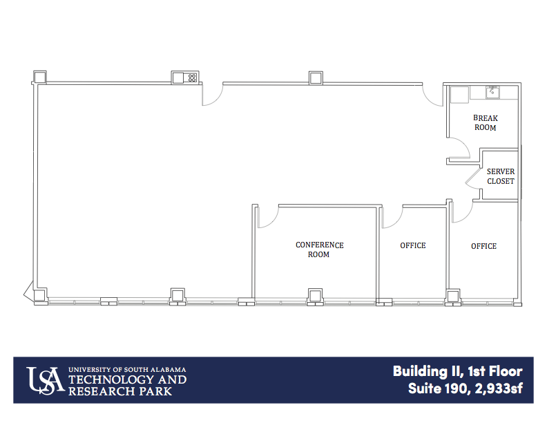 Building II, 1st Floor Suite 190 2,933 sf