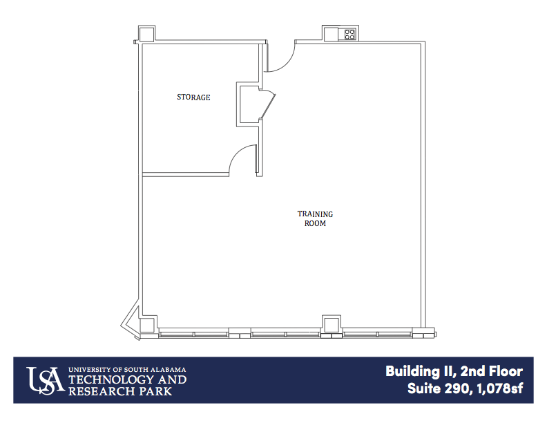 Building II, 1st Floor Suite 290 1,078 sf