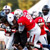 stop action shot of USA Jaguars on football field