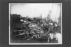 wreckage at Mobile Waterfront following 1906 hurricane