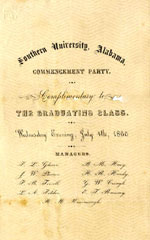 invitation to a commencement party