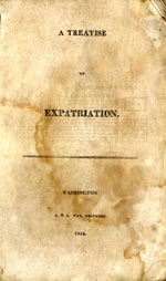 Cover of A Treatise on Expatriation by George Hay