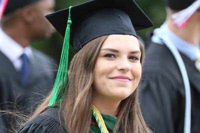 Student graduating. 