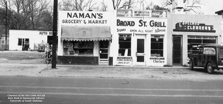 Naman's Grocery, Broad Street Grill, and Copeland Cleaners