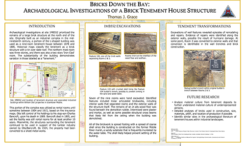 Bricks Down the Bay: Archaeological Investigations of a Brick Tenement House Structure