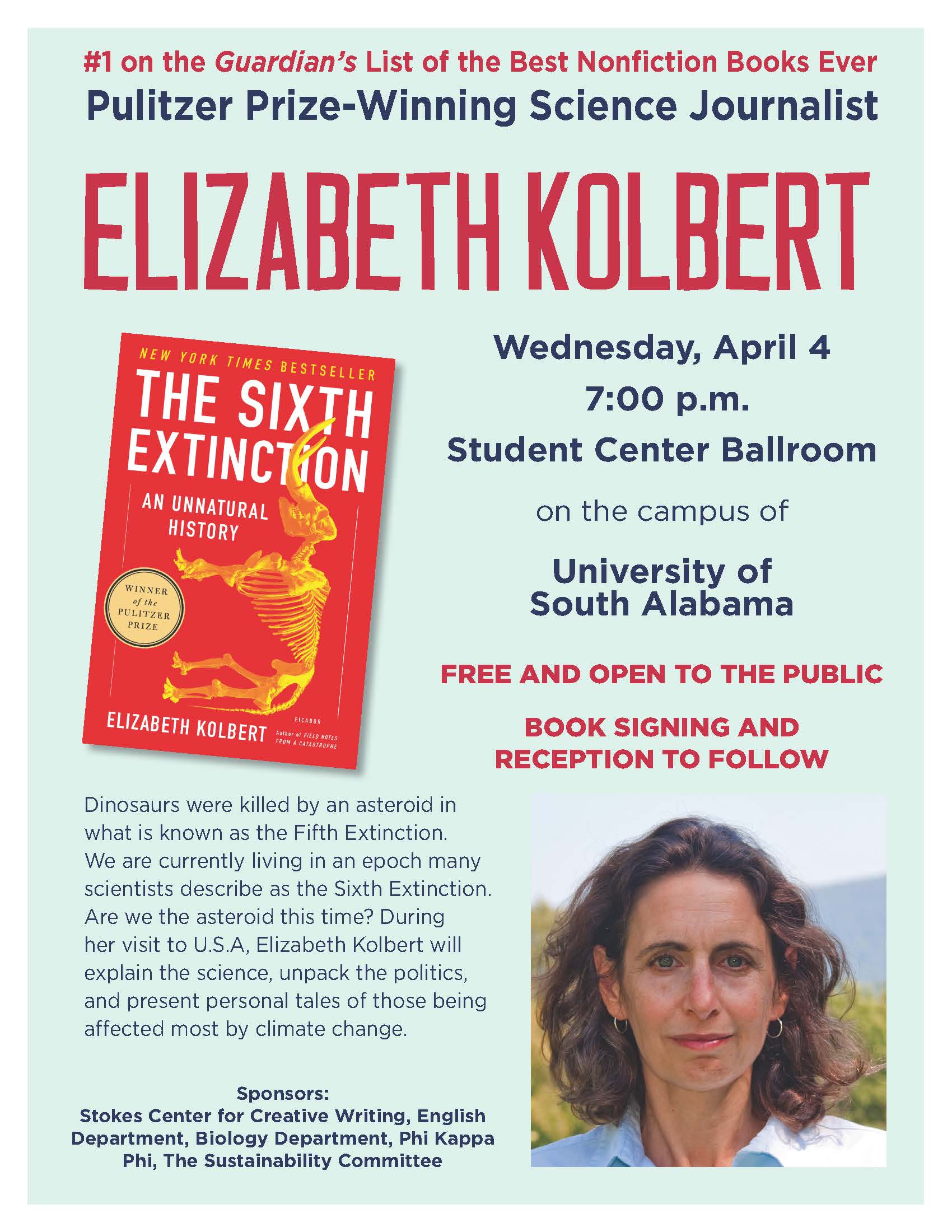 Kolbert Lecture Poster