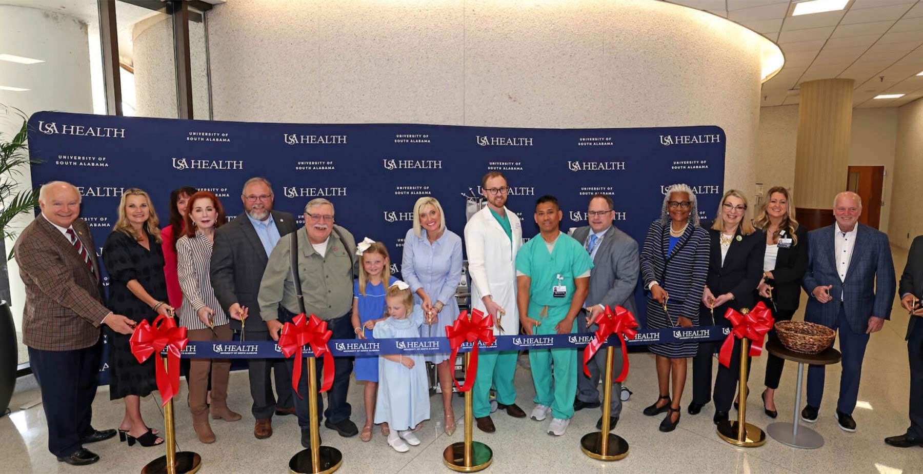 USA Health Providence Hospital launches ECMO program with ribbon cutting.